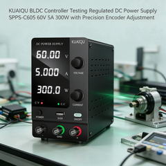 KUAIQU BLDC Controller Testing Regulated DC Power Supply SPPS-C605 60V 5A 300W with Precision Encoder Adjustment