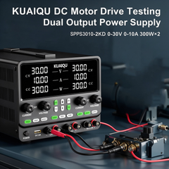 KUAIQU DC Motor Drive Testing Dual Output Power Supply SPPS3010-2KD 0-30V 0-10A 300W×2