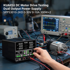 KUAIQU DC Motor Drive Testing Dual Output Power Supply SPPS3010-2KD 0-30V 0-10A 300W×2