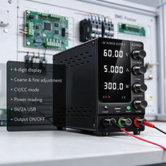KUAIQU EV Auxiliary System Testing DC Supply SPS-C605 0-60V 0-5A 300W Adjustable Current