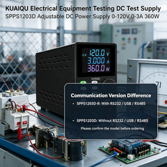 KUAIQU Electrical Equipment Testing DC Test Supply SPPS1203D Adjustable DC Power Supply 0-120V 0-3A 360W