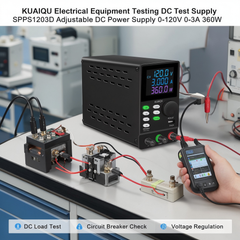 KUAIQU Electrical Equipment Testing DC Test Supply SPPS1203D Adjustable DC Power Supply 0-120V 0-3A 360W
