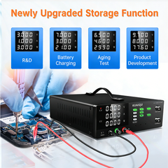 High Power Programmable DC Power with One-Touch Memory & Current Limiting Protection 