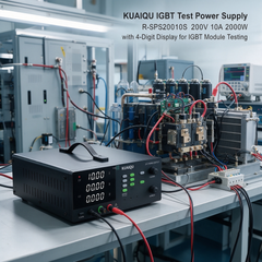 KUAIQU IGBT Test Power Supply R-SPS20010S 200V 10A 2000W with 4-Digit Display for IGBT Module Testing