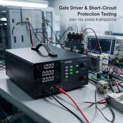KUAIQU IGBT Test Power Supply R-SPS20010S 200V 10A 2000W with 4-Digit Display for IGBT Module Testing