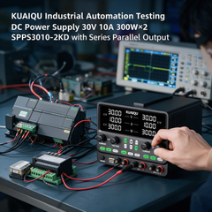 KUAIQU Industrial Automation Testing DC Power Supply 30V 10A 300W×2 SPPS3010-2KD with Series Parallel Output