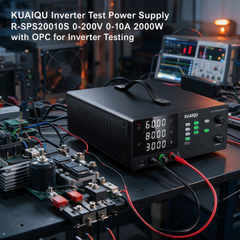 KUAIQU Inverter Test Power Supply R-SPS20010S 0-200V 0-10A 2000W with OCP for Inverter Testing