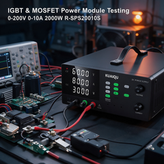 KUAIQU Inverter Test Power Supply R-SPS20010S 0-200V 0-10A 2000W with OCP for Inverter Testing