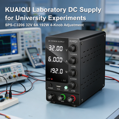 KUAIQU Laboratory DC Supply for University Experiments SPS-C3206 32V 6A 192W 4-Knob Adjustment