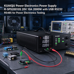 KUAIQU Power Electronics Power Supply R-SPS20010S 200V 10A 2000W with USB RS232 RS485 for Power Electronics Testing
