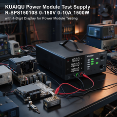 KUAIQU Power Module Test Supply R-SPS15010S 0-150V 0-10A 1500W with 4-Digit Display for Power Module Testing