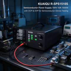 KUAIQU R-SPS15010S Semiconductor Power Supply 150V 10A 1500W with OCP & OVP for Semiconductor Device Testing
