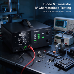 KUAIQU R-SPS15010S Semiconductor Power Supply 150V 10A 1500W with OCP & OVP for Semiconductor Device Testing