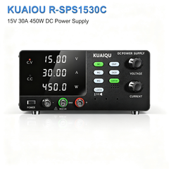 KUAIQU R-SPS1530C 15V 30A 450W DC Power Supply with Battery Charging Function and OCP