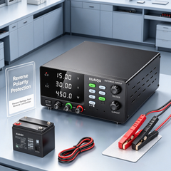 KUAIQU R-SPS1530C 15V 30A 450W DC Power Supply with Battery Charging Function and OCP