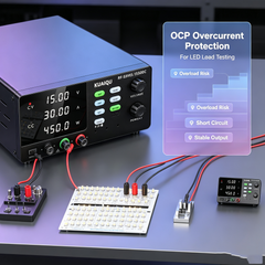 KUAIQU R-SPS1530C 15V 30A 450W LED Test Power Supply with 4-Digit Display for LED Testing