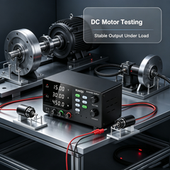 KUAIQU R-SPS1530C 15V 30A 450W Regulated DC Power Supply with OCP for DC Motor Testing