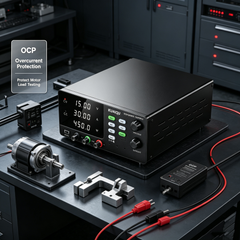 KUAIQU R-SPS1530C 15V 30A 450W Regulated DC Power Supply with OCP for DC Motor Testing