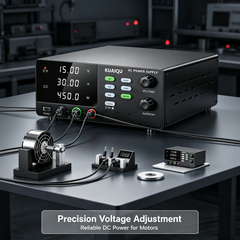 KUAIQU R-SPS1530C 15V 30A 450W Regulated DC Power Supply with OCP for DC Motor Testing