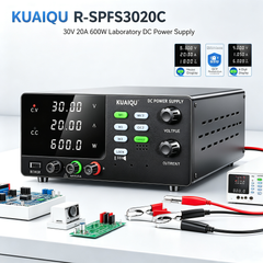KUAIQU R-SPS3020C 30V 20A 600W Laboratory DC Power Supply for DC-DC Converter Testing