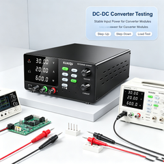 KUAIQU R-SPS3020C 30V 20A 600W Laboratory DC Power Supply for DC-DC Converter Testing