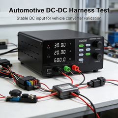 KUAIQU R-SPS3020S 0-30V 0-20A 600W Adjustable DC Power Supply and Bench Supply with Encoder for DC-DC Converter Testing