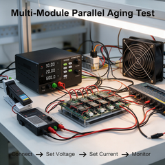 KUAIQU R-SPS3020S 0-30V 0-20A 600W Adjustable DC Power Supply and Bench Supply with Encoder for DC-DC Converter Testing