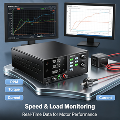 KUAIQU R-SPS3030C 30V 30A 900W DC Supply with OCP for Motor Testing