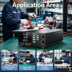 KUAIQU R-SPS6010C 60V 10A 600W DC Power Unit with Precision Adjustment for Motor Testing