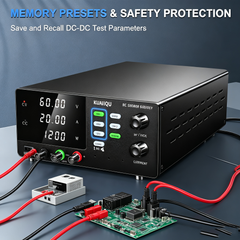 KUAIQU R-SPS6020C 60V 20A 1200W DC Bench Supply with Memory & OCP for High Power DC-DC Converter Testing