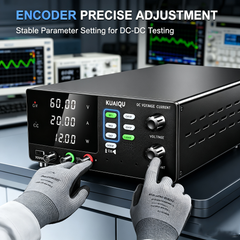 KUAIQU R-SPS6020C 60V 20A 1200W DC Bench Supply with Memory & OCP for High Power DC-DC Converter Testing