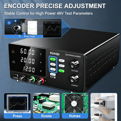 KUAIQU R-SPS6020C 60V 20A 1200W High Power Bench Supply with 4-Digit Display for 48V System Testing