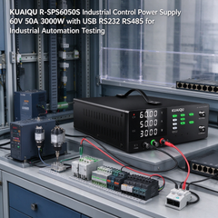 KUAIQU R-SPS6050S Industrial Control Power Supply 60V 50A 3000W with USB RS232 RS485 for Industrial Automation Testing