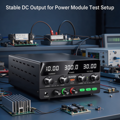 KUAIQU Regulated DC Power Supply SPPS-H3010 0-30V 0-10A 300W with OVP Protection for Power Module Testing