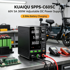 KUAIQU SPPS-C605C 60V 5A 300W Adjustable DC Power Supply for E-Bike Battery Charging