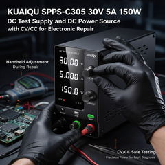 KUAIQU SPPS-C305 30V 5A 150W DC Test Supply and DC Power Source with CV/CC for Electronic Repair
