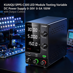 KUAIQU SPPS-C305 LED Module Testing Variable DC Power Supply 0-30V 0-5A 150W with Output Control