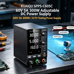 KUAIQU SPPS-C605C 60V 5A 300W CCTV Testing Power Supply for Security Camera Repair