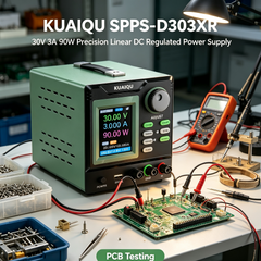 KUAIQU SPPS-D303XR 30V 3A 90W Precision Linear DC Regulated Power Supply for PCB Testing