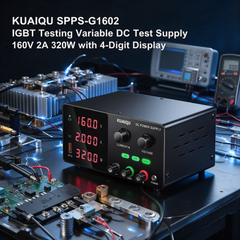 KUAIQU SPPS-G1602 IGBT Testing Variable DC Test Supply 160V 2A 320W with 4-Digit Display