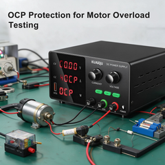 KUAIQU SPPS-G3010 30V 10A 300W Adjustable Bench Supply with Current Control for Motor Testing
