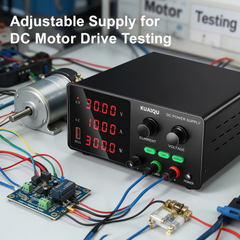 KUAIQU SPPS-G3010 30V 10A 300W Adjustable Bench Supply with Current Control for Motor Testing