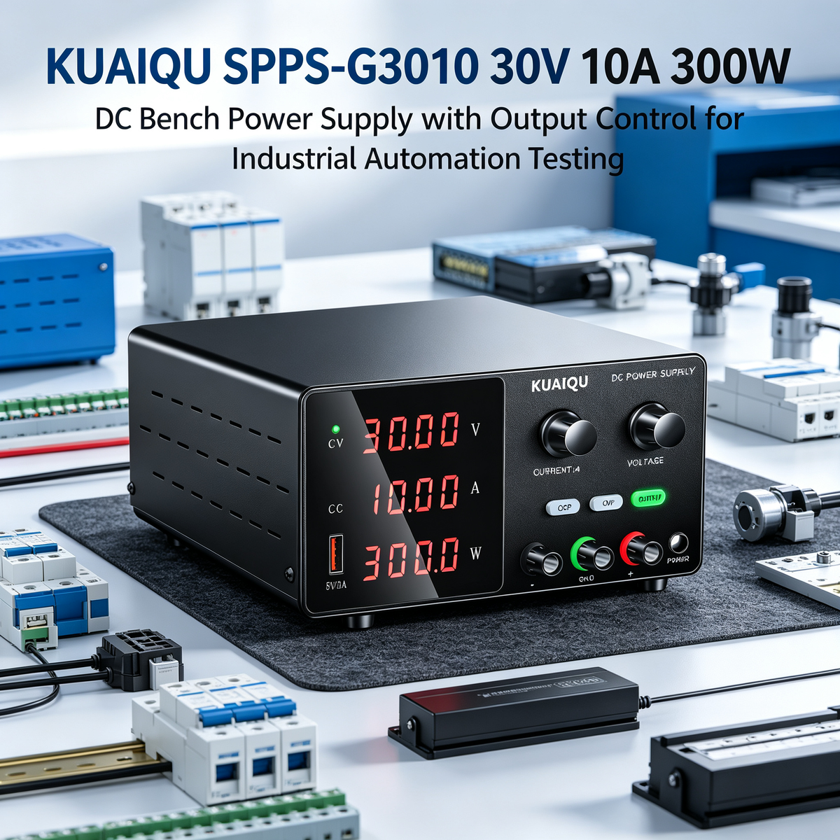 KUAIQU SPPS-G3010 Industrial Automation Testing DC Power Supply 30V 10A 300W