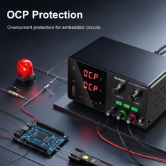 KUAIQU SPPS-G305 30V 5A 150W Adjustable Bench Supply with 4-Digit Display for Embedded System Testing