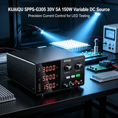 KUAIQU SPPS-G305 30V 5A 150W Adjustable DC Power Supply with Current Adjustment for LED Testing