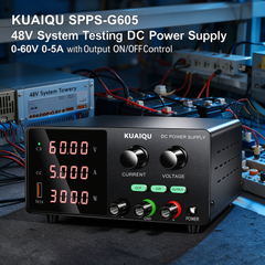 KUAIQU SPPS-G605 48V System Testing DC Power Supply 0-60V 0-5A with Output ON/OFF Control