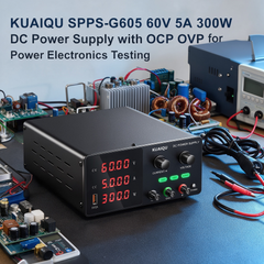 KUAIQU SPPS-G605 60V 5A 300W DC Power Supply with OCP OVP for Power Electronics Testing