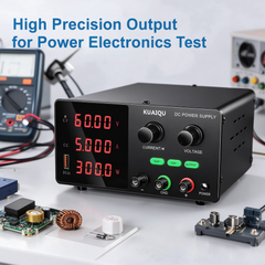 KUAIQU SPPS-G605 60V 5A 300W DC Power Supply with OCP OVP for Power Electronics Testing
