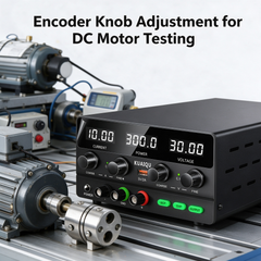 KUAIQU SPPS-H3010 24V 30V 10A 300W Adjustable DC Power Supply with Encoder Knob Adjustment for DC Motor Testing