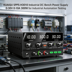KUAIQU SPPS-H3010 Industrial DC Bench Power Supply 0-30V 0-10A 300W for Industrial Automation Testing